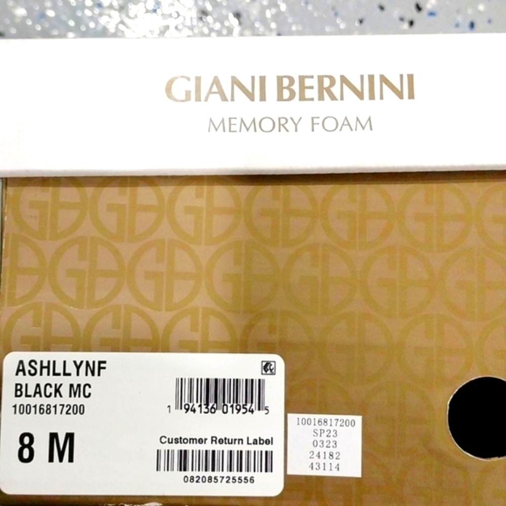 Giani Bernini Ashllyn Memory Foam Wedge Sandals Slip On Buckle Strap Size 8 M - Picture 6 of 6